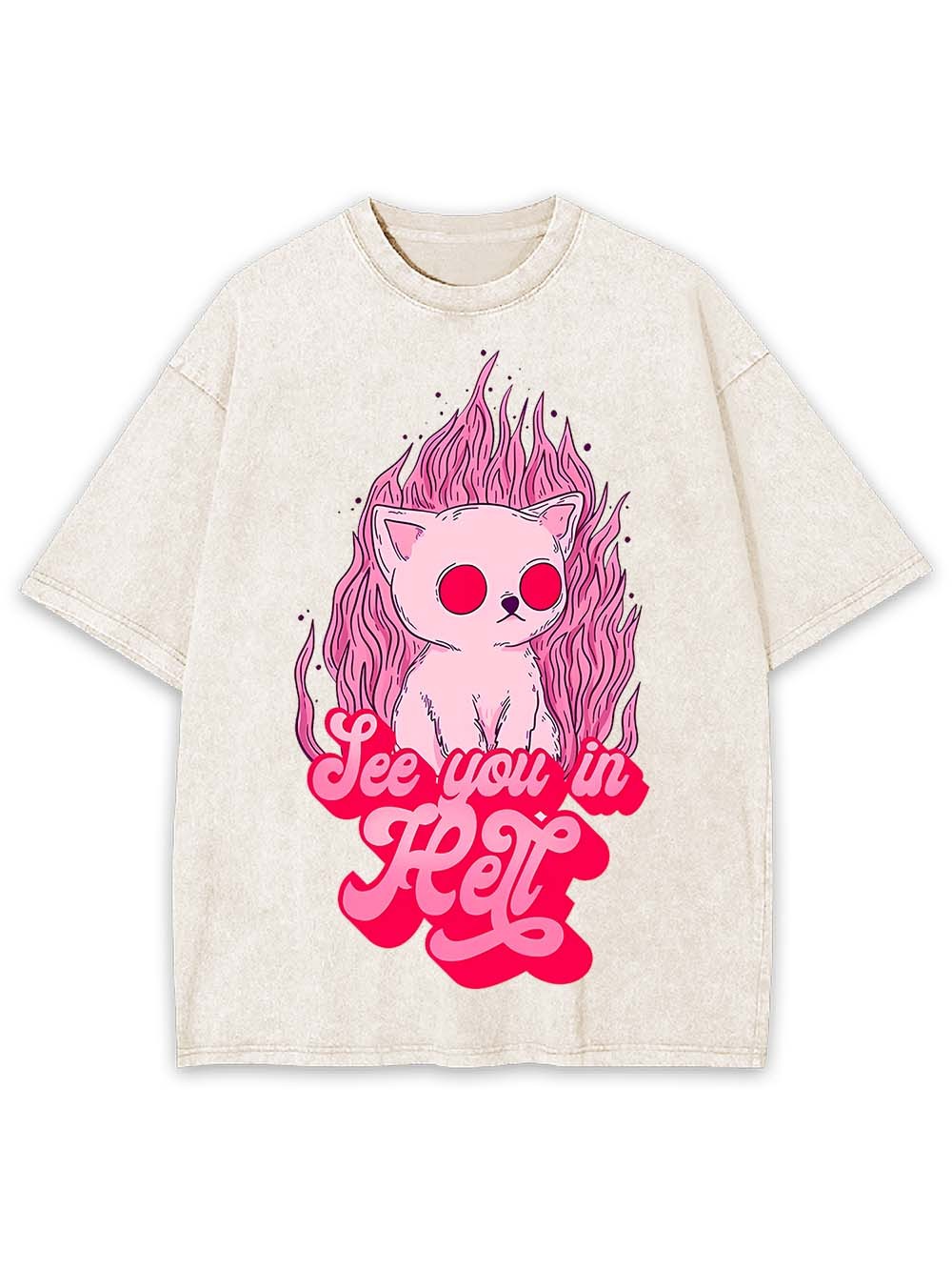 SEE YOU IN HELL WASHED TSHIRT