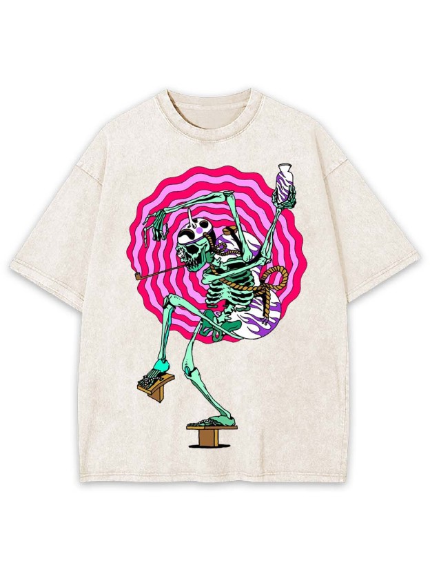 DANCING WITH THE VOID WASHED TSHIRT