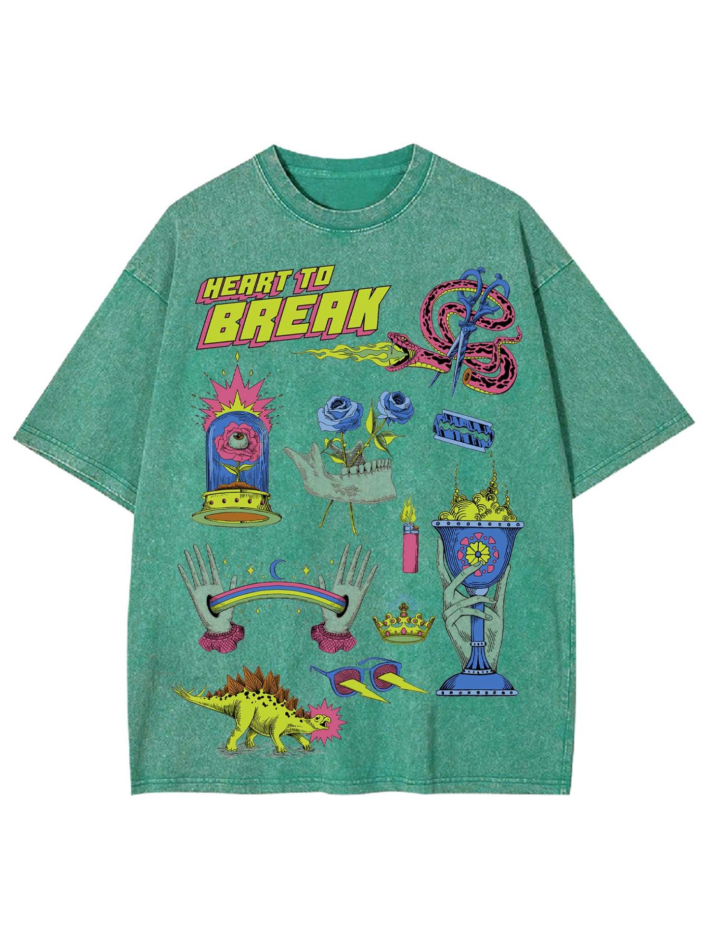 Heart To Break Washed Tshirt