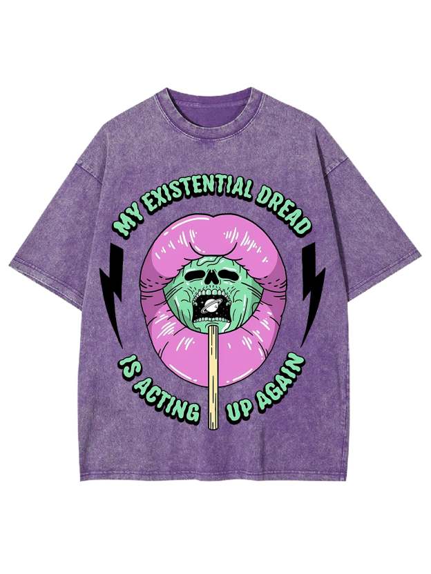 My Existential Dread Washed Tshirt
