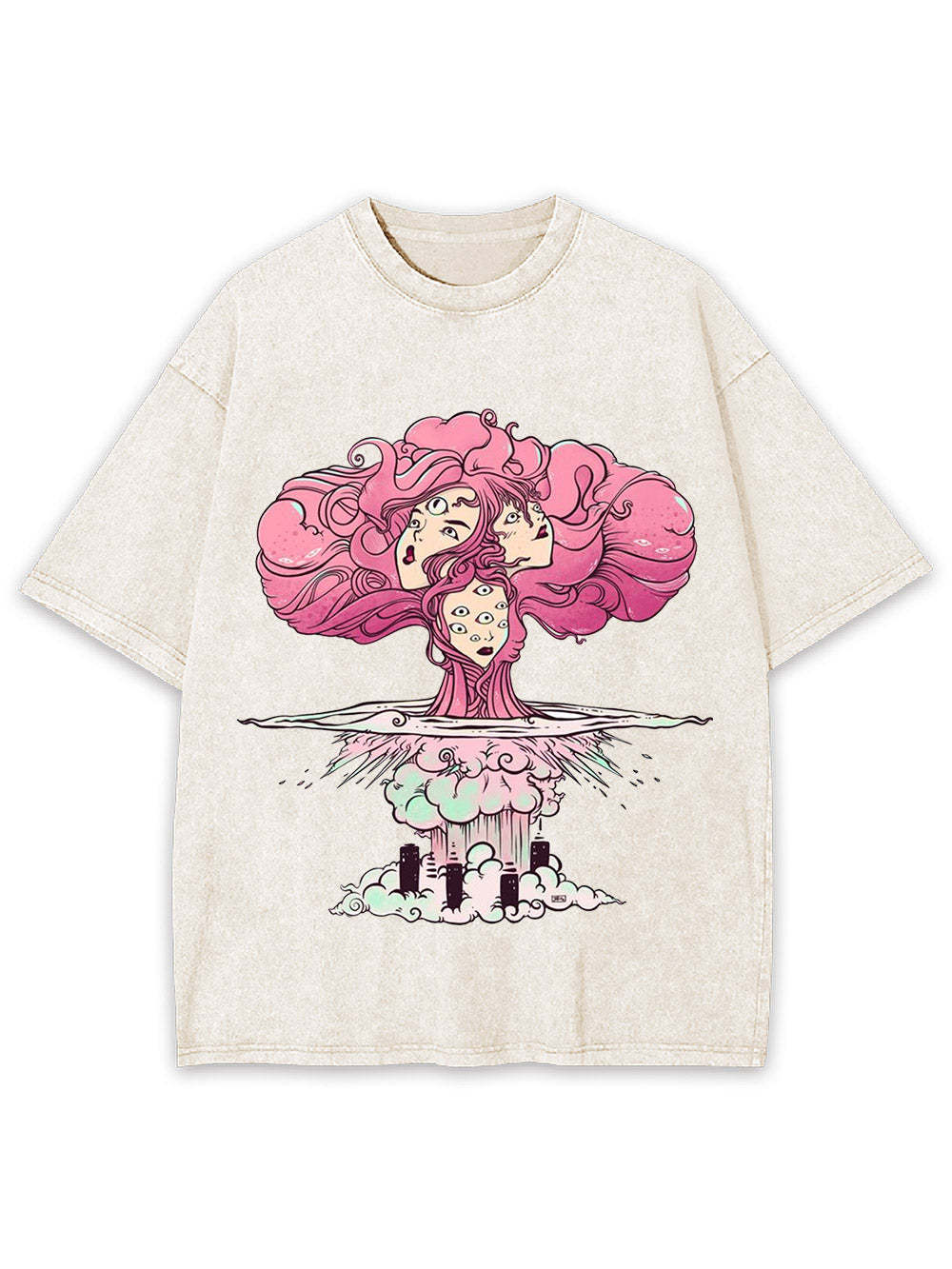 Cosmic Explosion Washed Tshirt