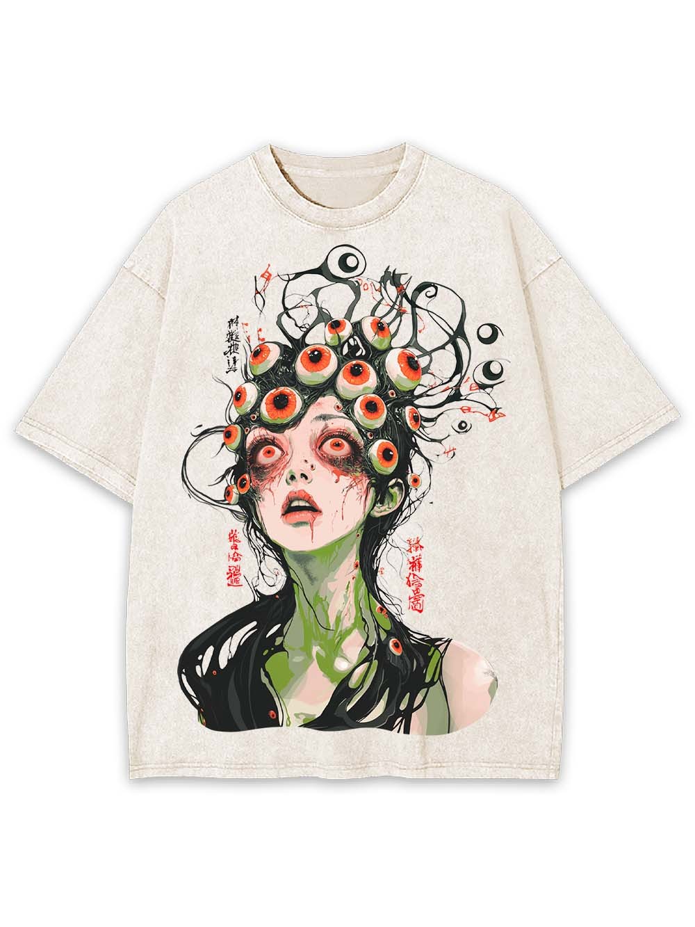 Eyeball Medusa Washed Tshirt