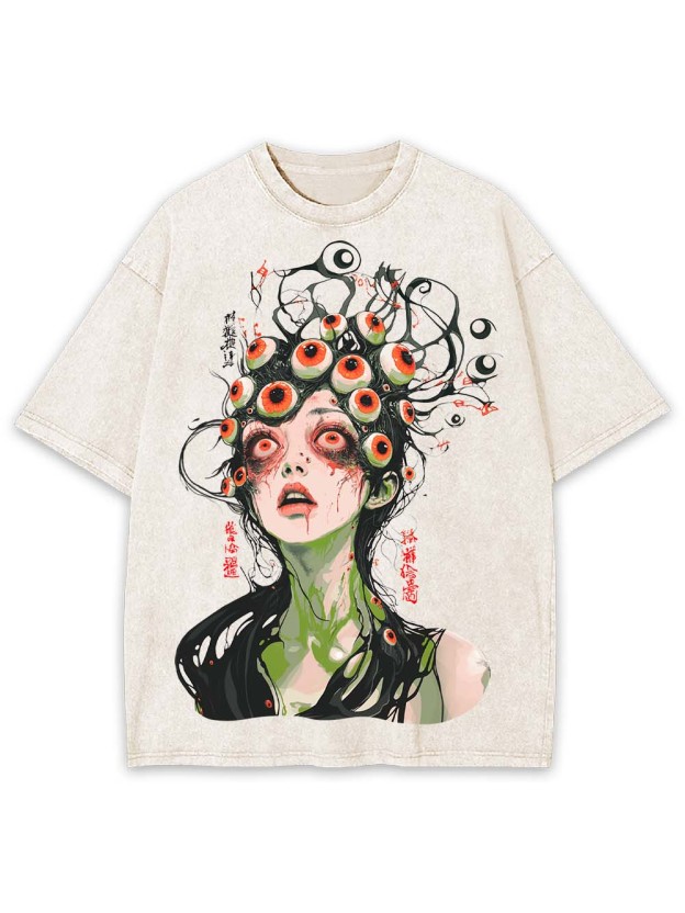 Eyeball Medusa Washed Tshirt
