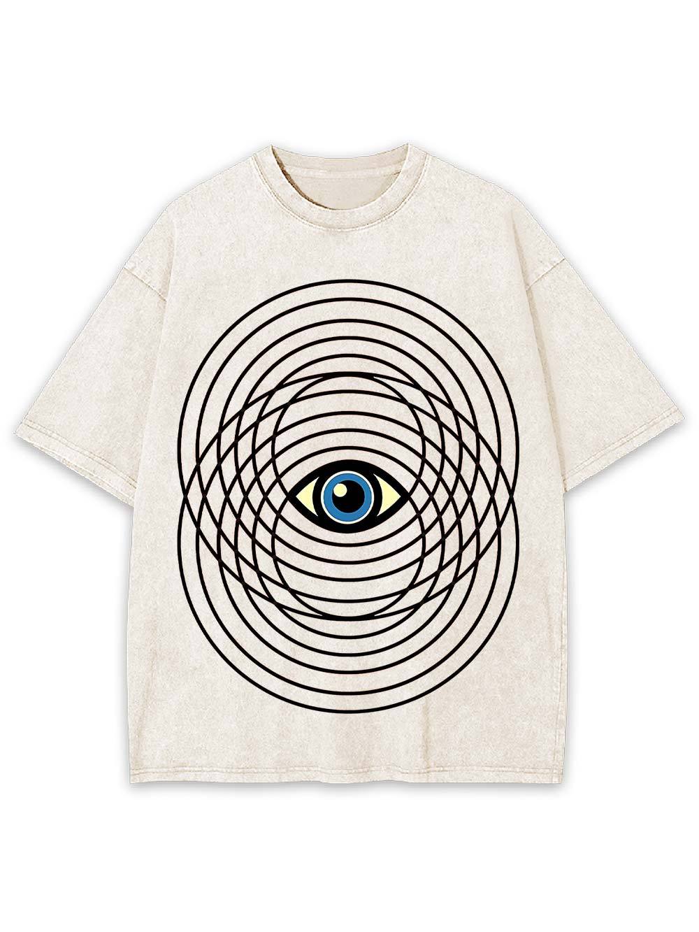Eye Of Illusion Washed Tshirt