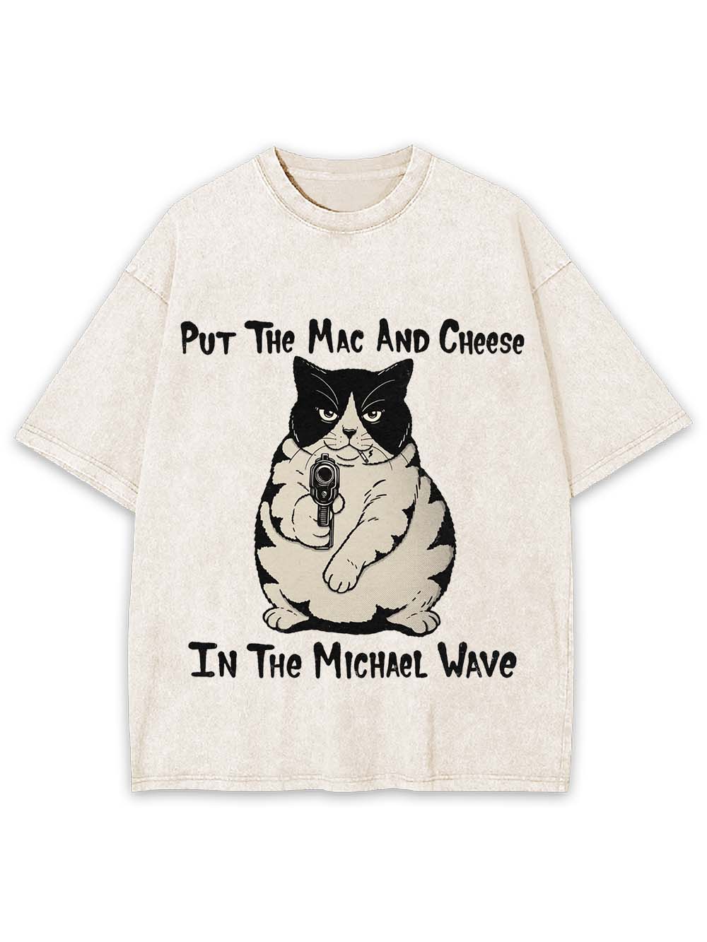 Put The Mac And Cheese Washed Tshirt