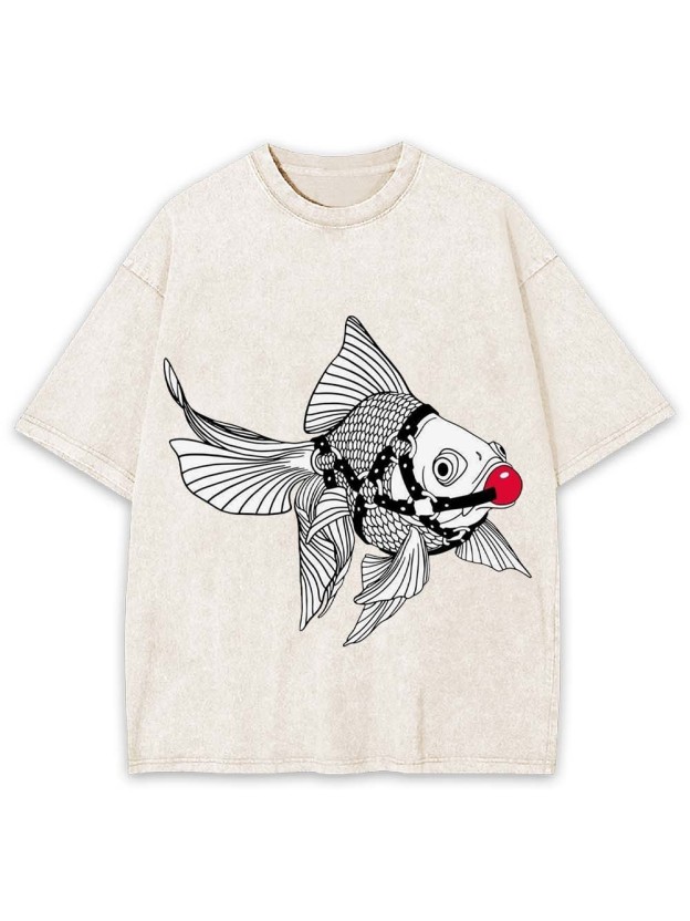 BOUND FISH WASHED TSHIRT