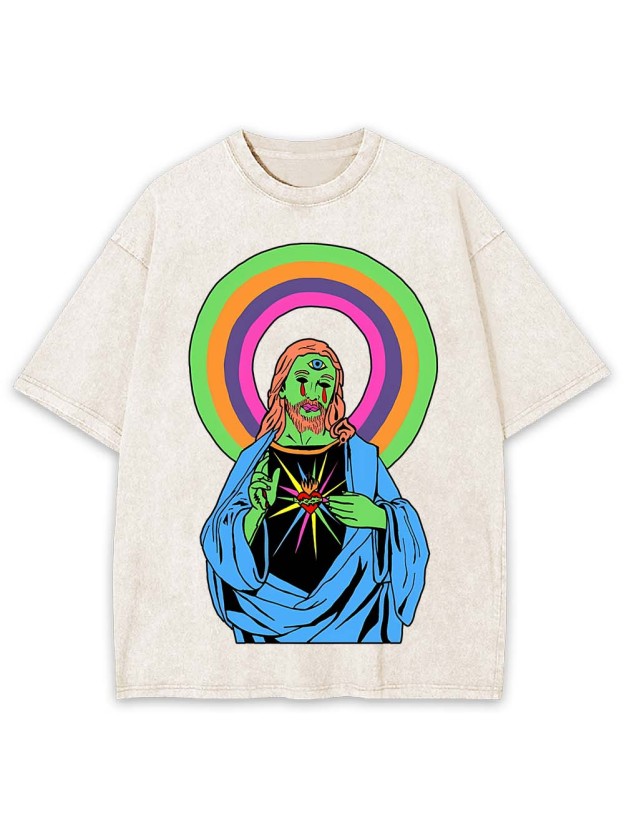 DIVINE VISION WASHED TSHIRT