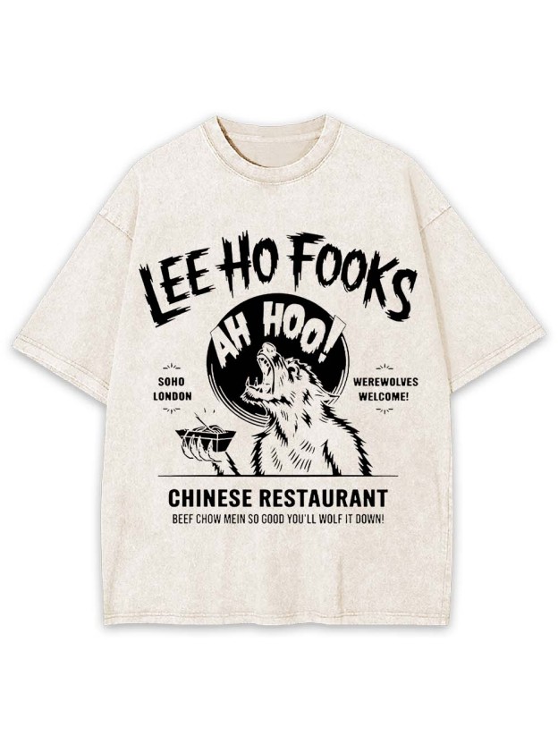 Werewolves Welcome Washed Tshirt