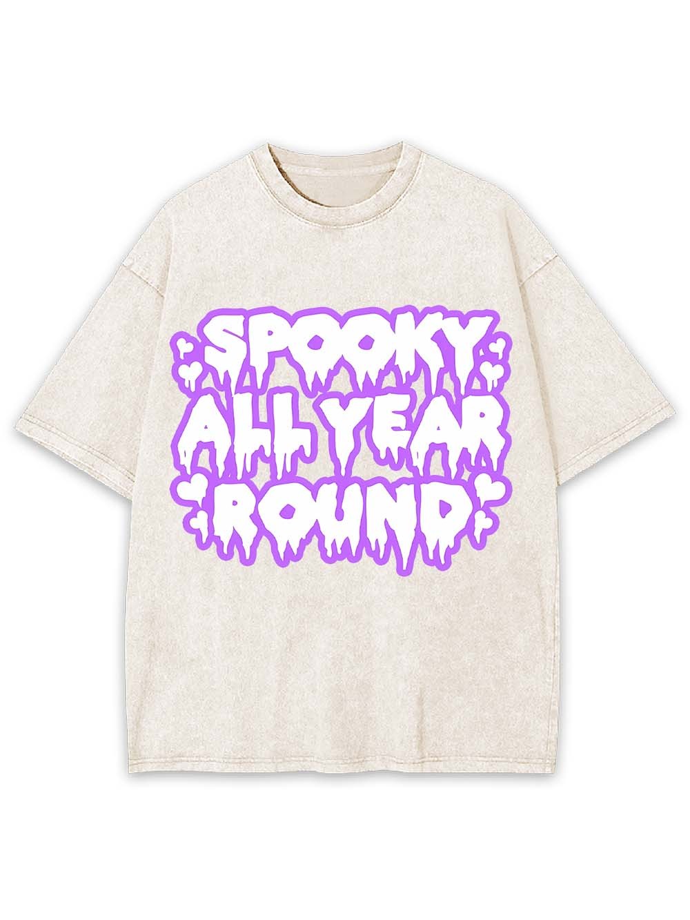 Spooku All Year Round Washed Tshirt