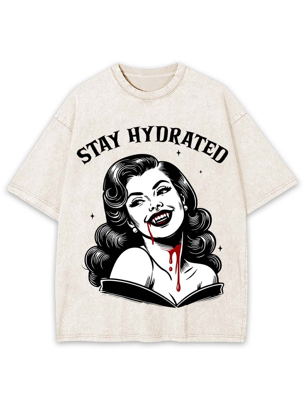 Stay Hydrated Washed Tshirt