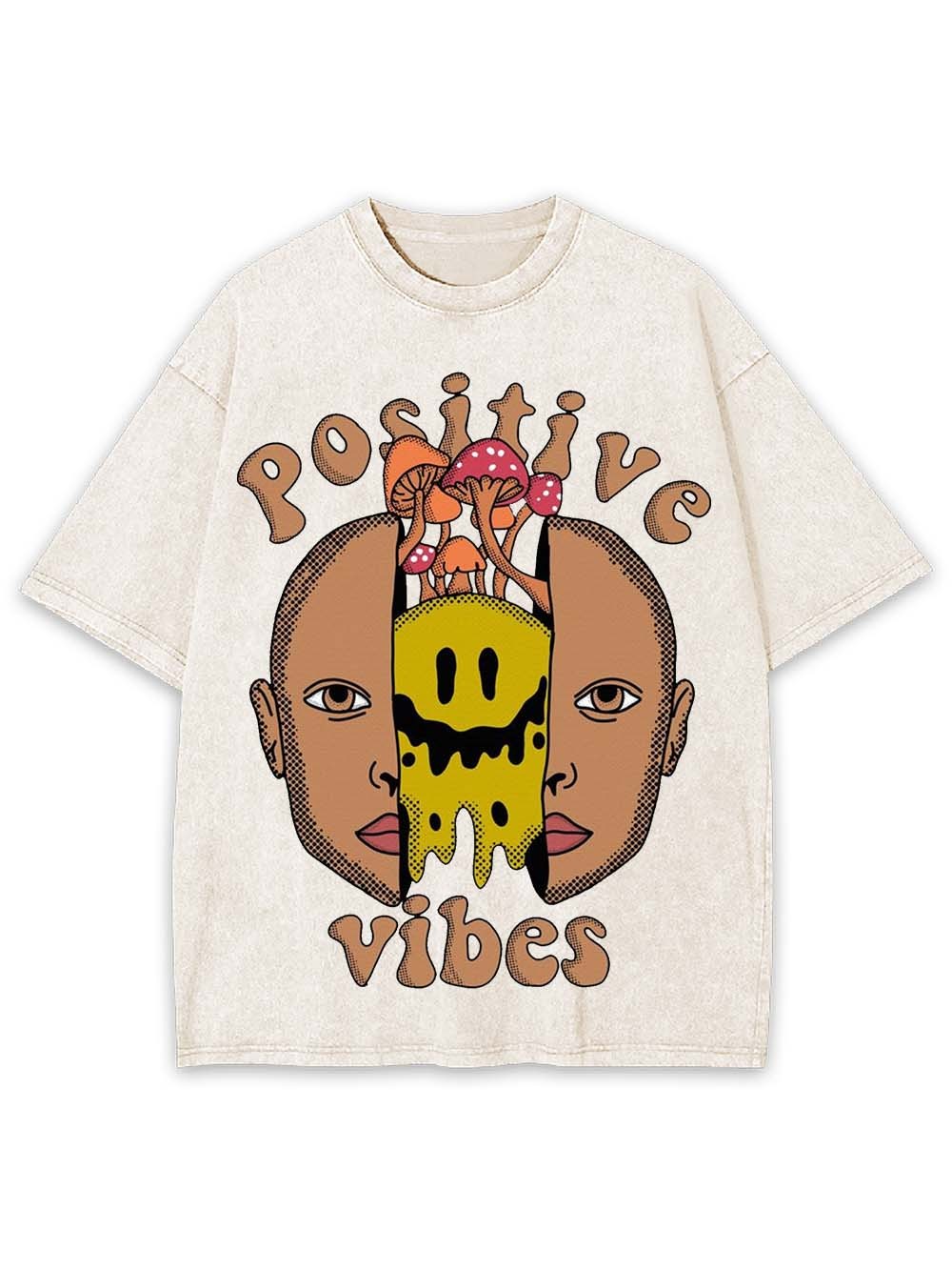 Positive Vibes Washed Tshirt