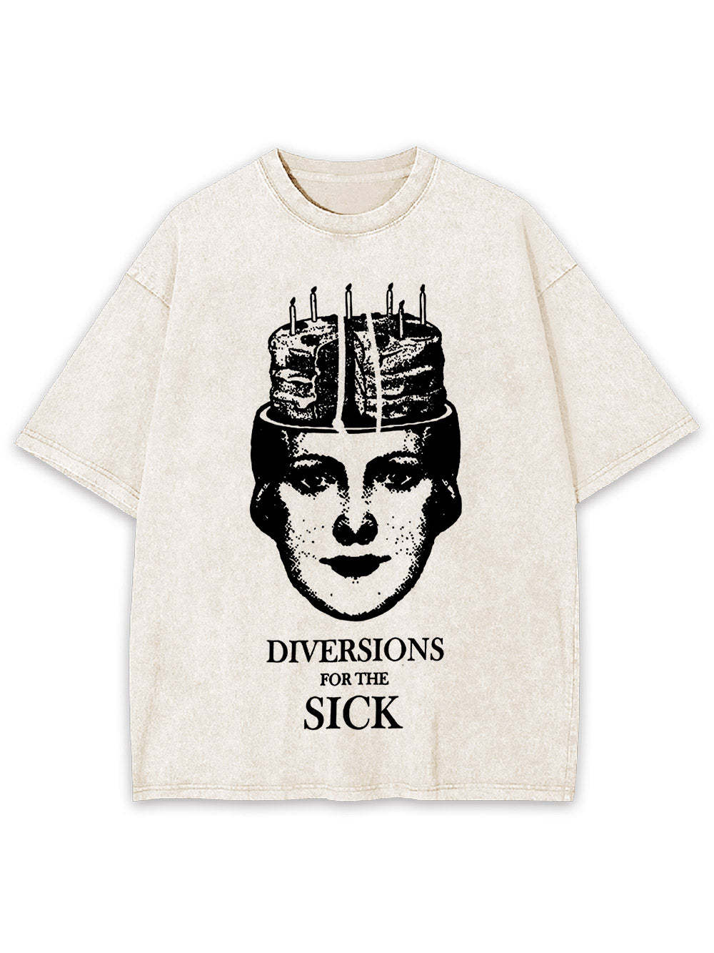 Diversions For The Sick Washed Tshirt-ClassyOutlaw Sale