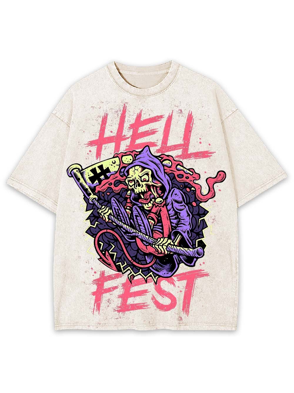 Hell Fest Washed Tshirt