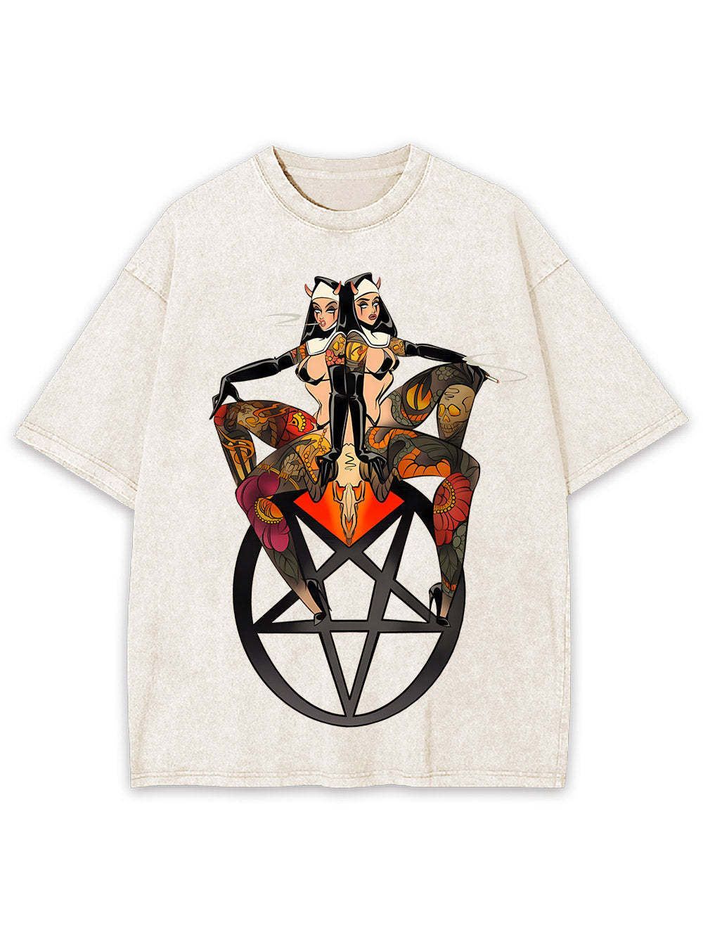 Sisterhood Washed Tshirt-ClassyOutlaw Sale