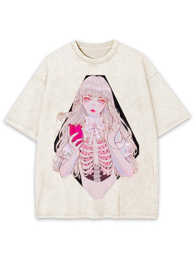 Heart Of Bloom Washed Tshirt