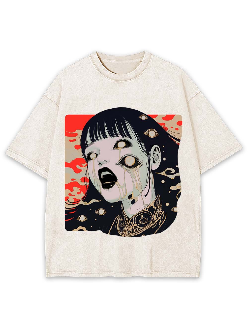 EYES OF CHAOTIC DESPAIR WASHED TSHIRT