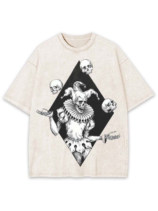 JESTER OF DEATH WASHED TSHIRT