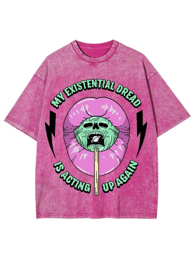 My Existential Dread Washed Tshirt