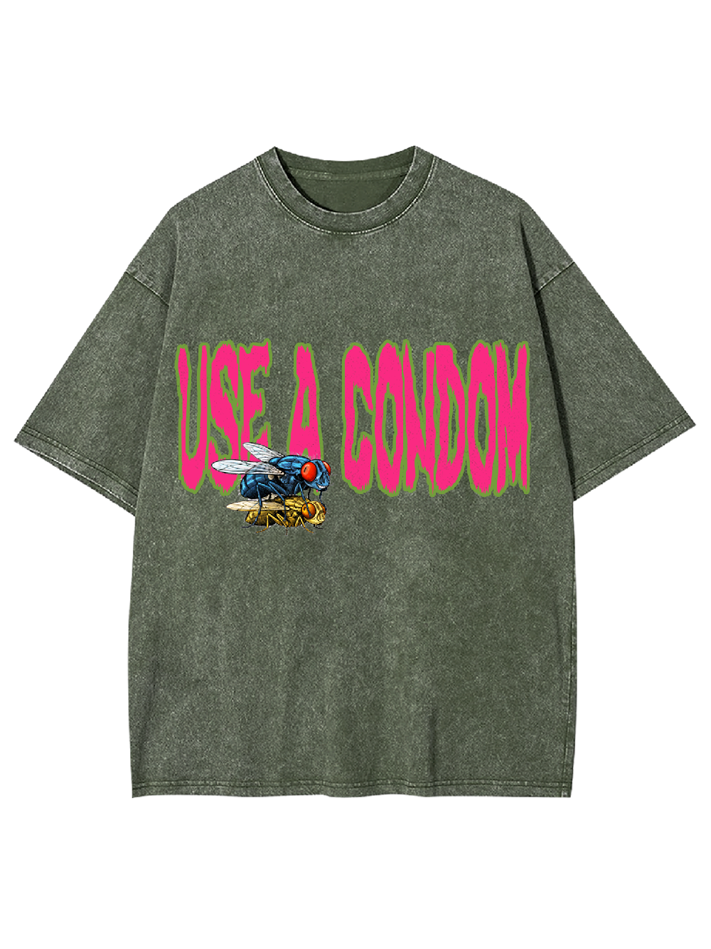 Use a condom Washed Tshirt