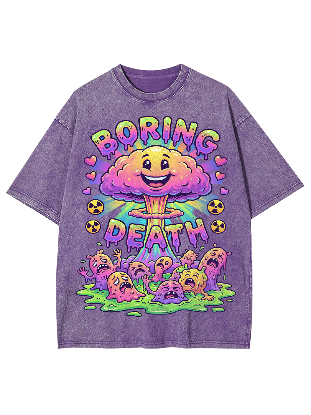 Boring death Washed Tshirt