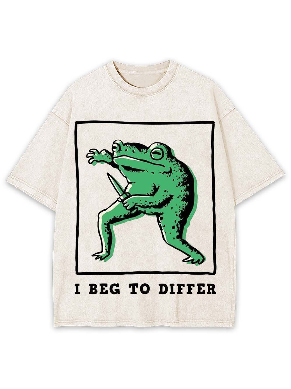 I Beg To Differ Washed Tshirt