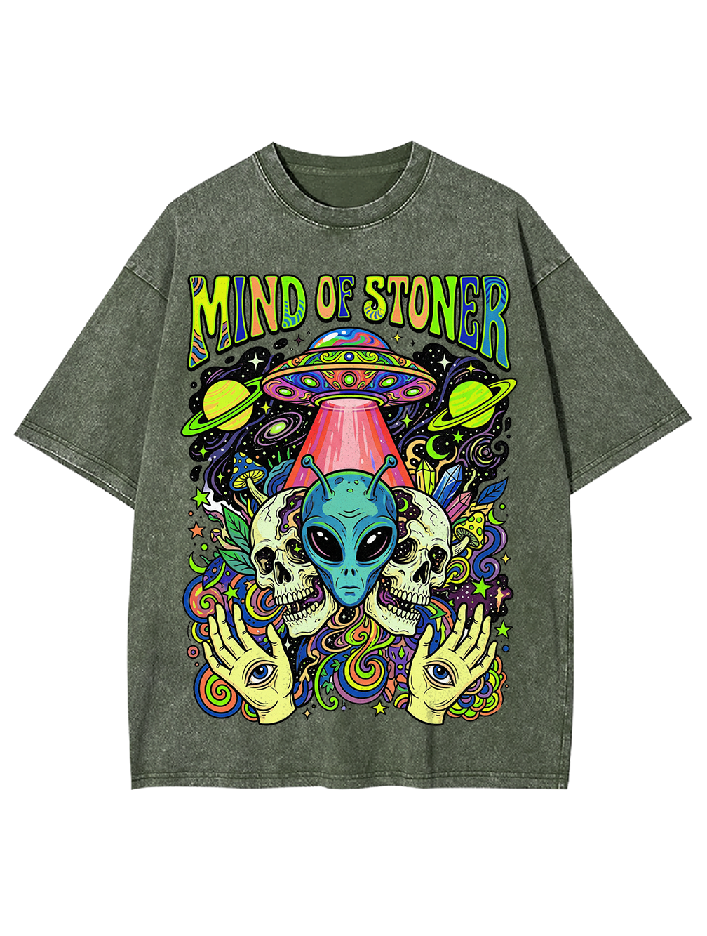 Mind of stoner Washed Tshirt