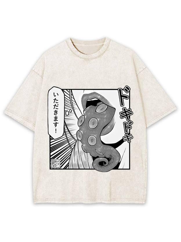 Tentacle Washed Tshirt