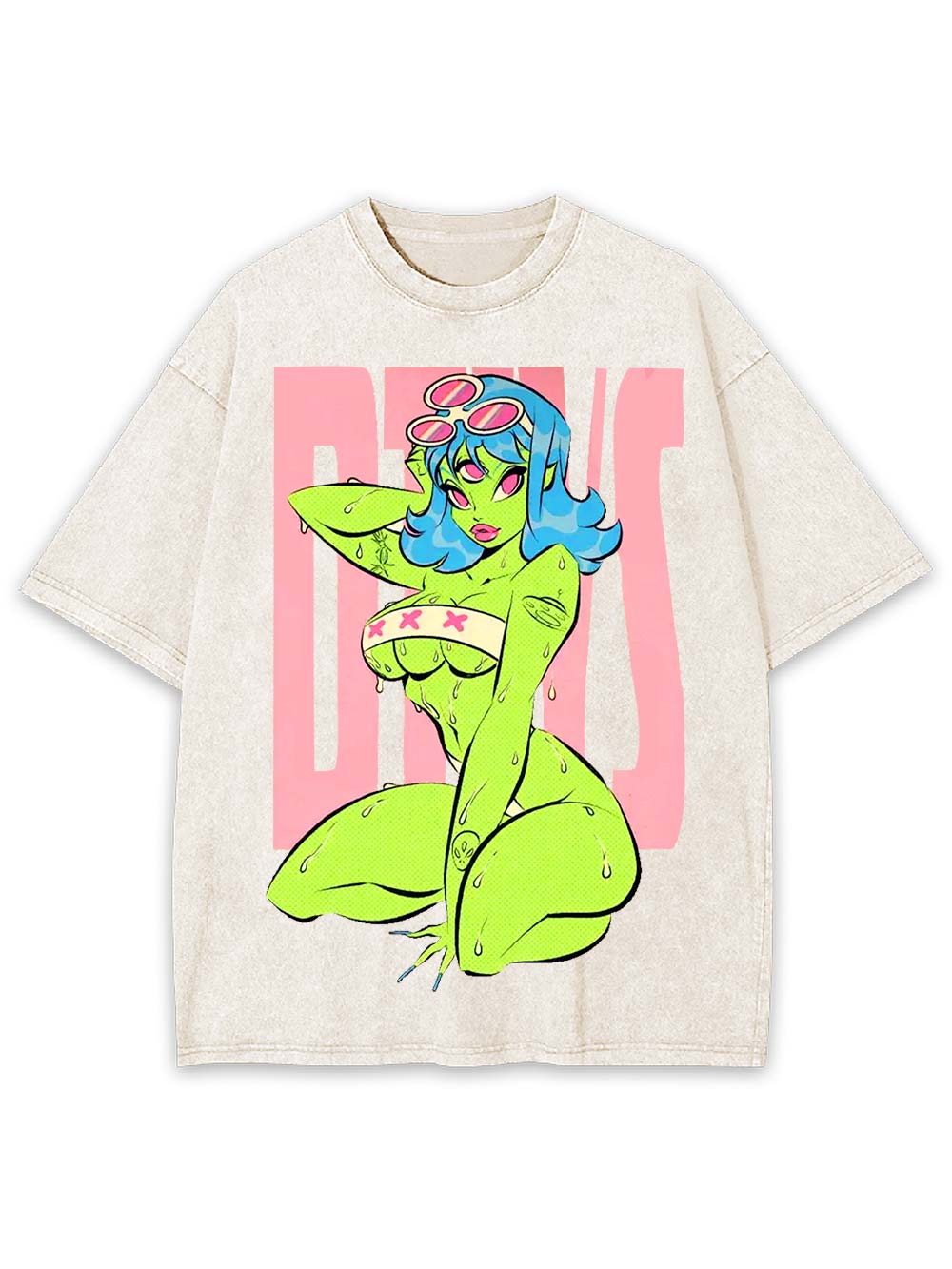 Alien Diva Washed Tshirt