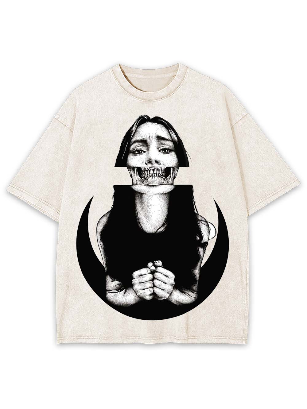 SILENT SCREAM WASHED TSHIRT