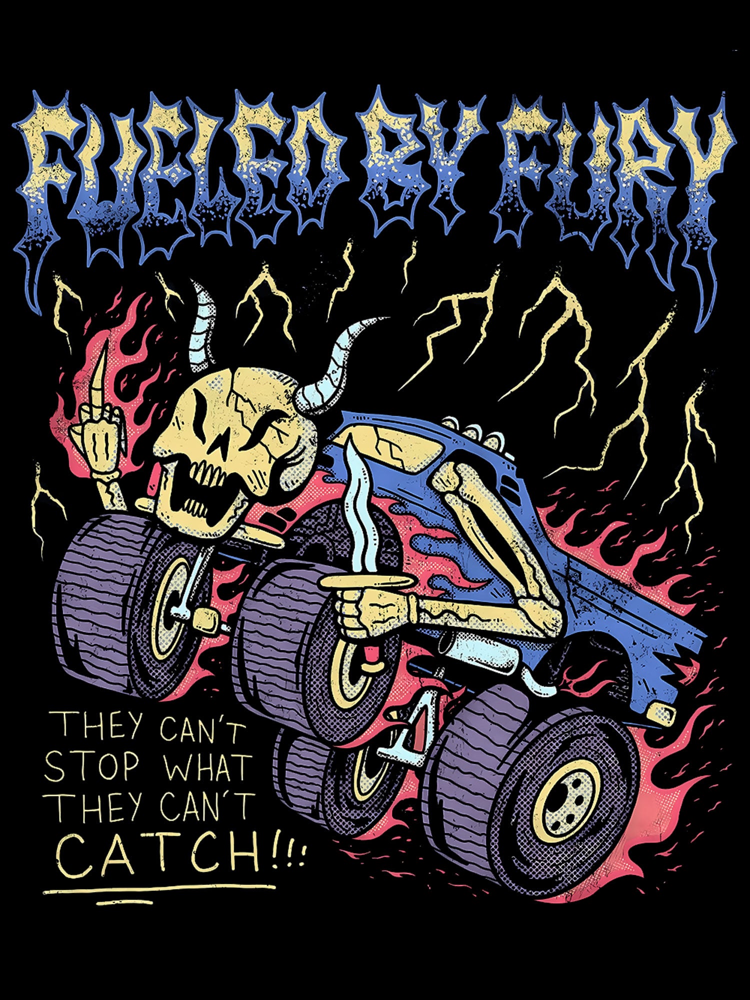 Fueled Fury Washed Tshirt