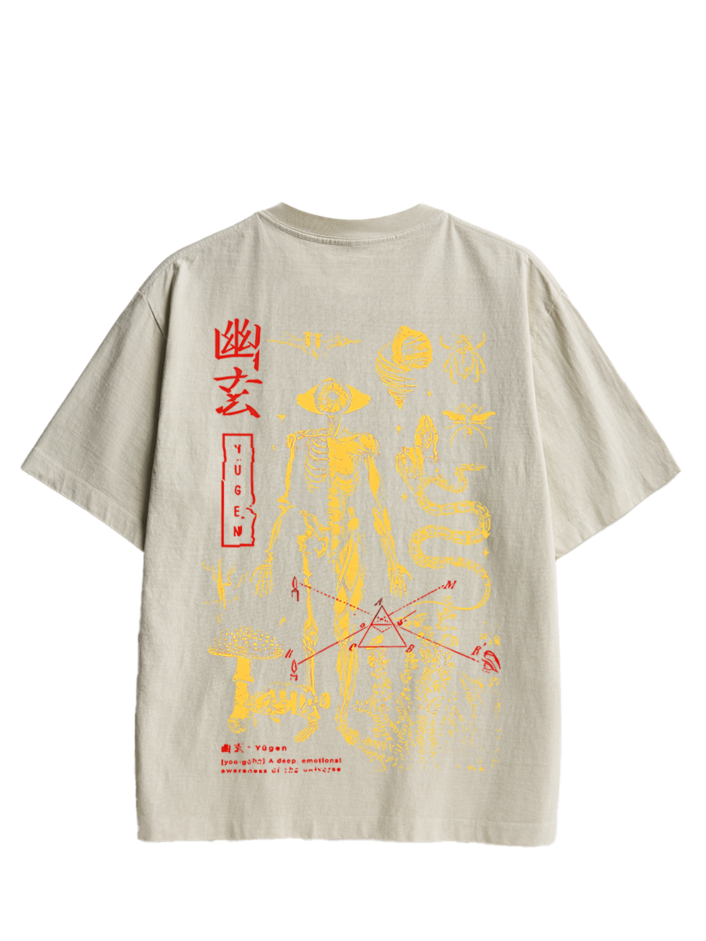 Yūgen Depths Double Sided Print Washed TShirt