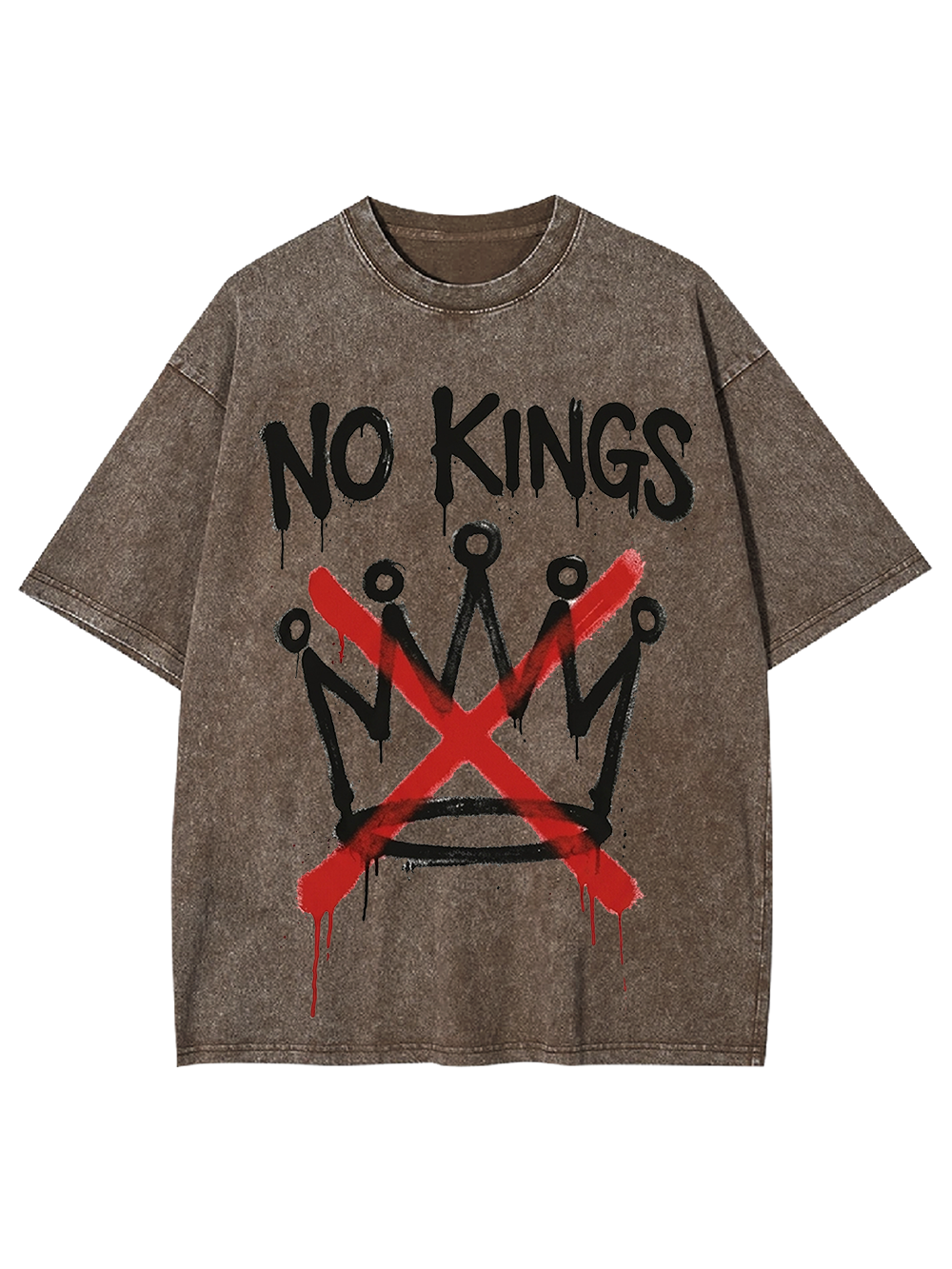 NO KINGS Washed Tshirt