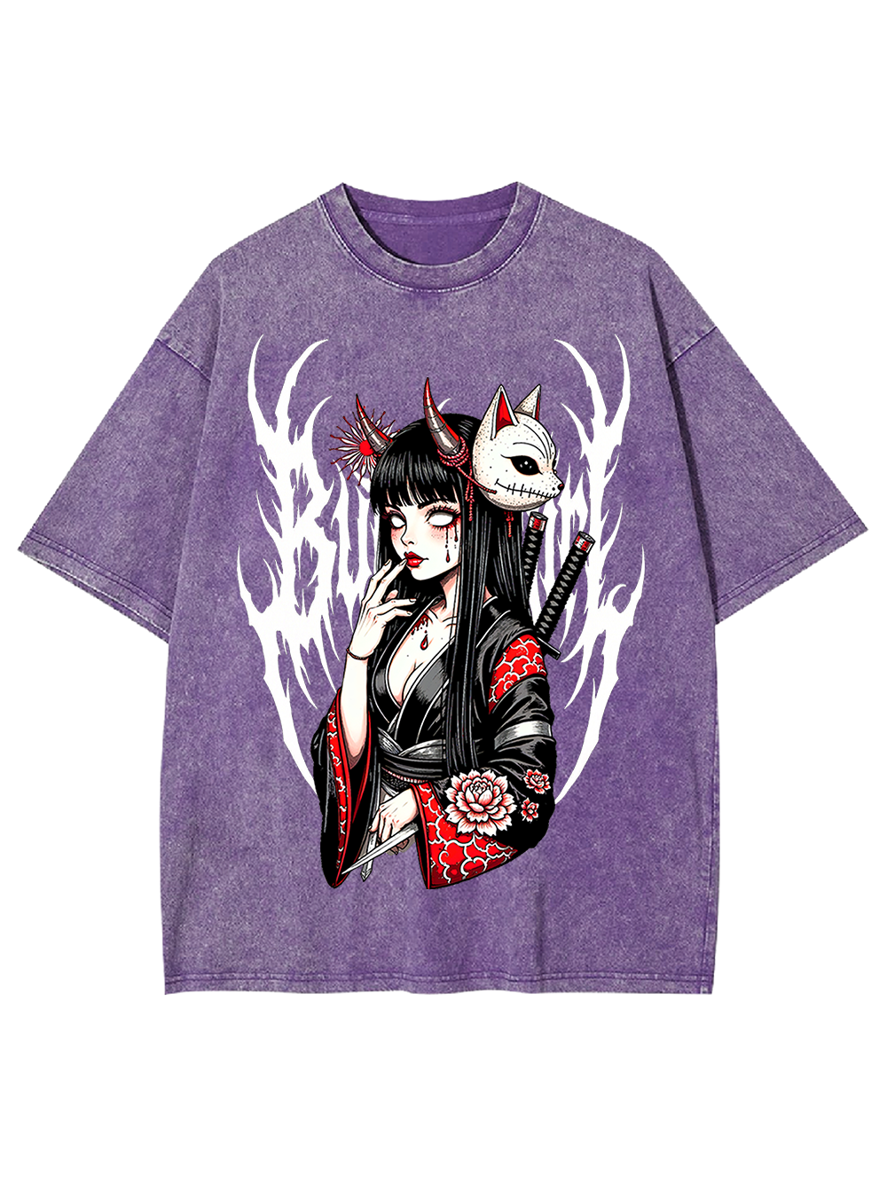 Fox Mask Enchantress Washed Tshirt