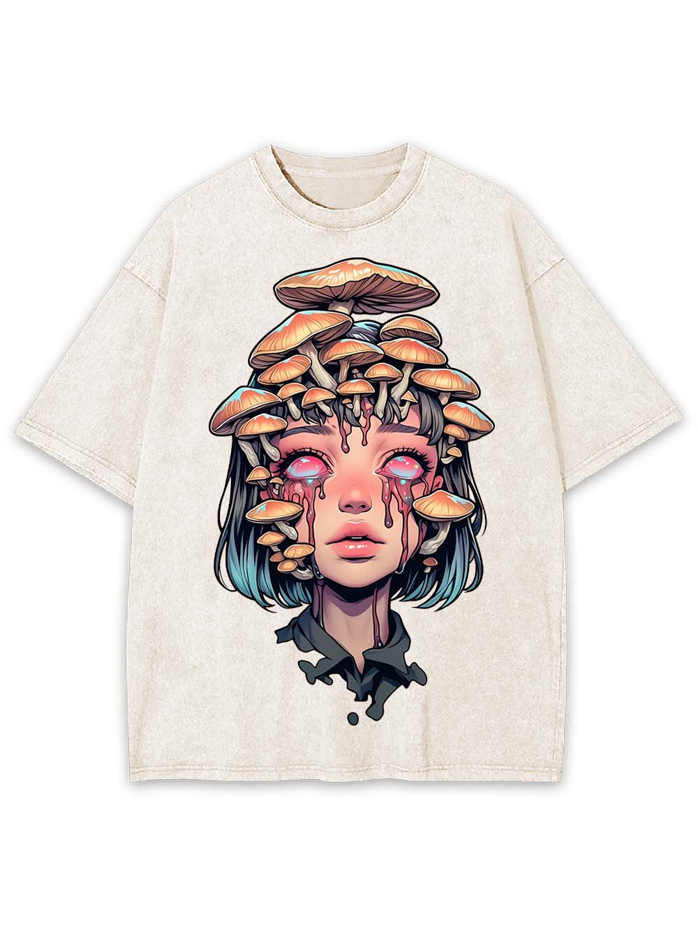 Mushroom Tears Washed Tshirt