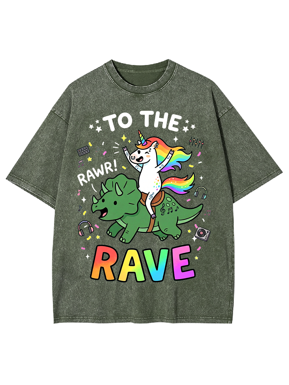 TO THE RAWR Washed Tshirt
