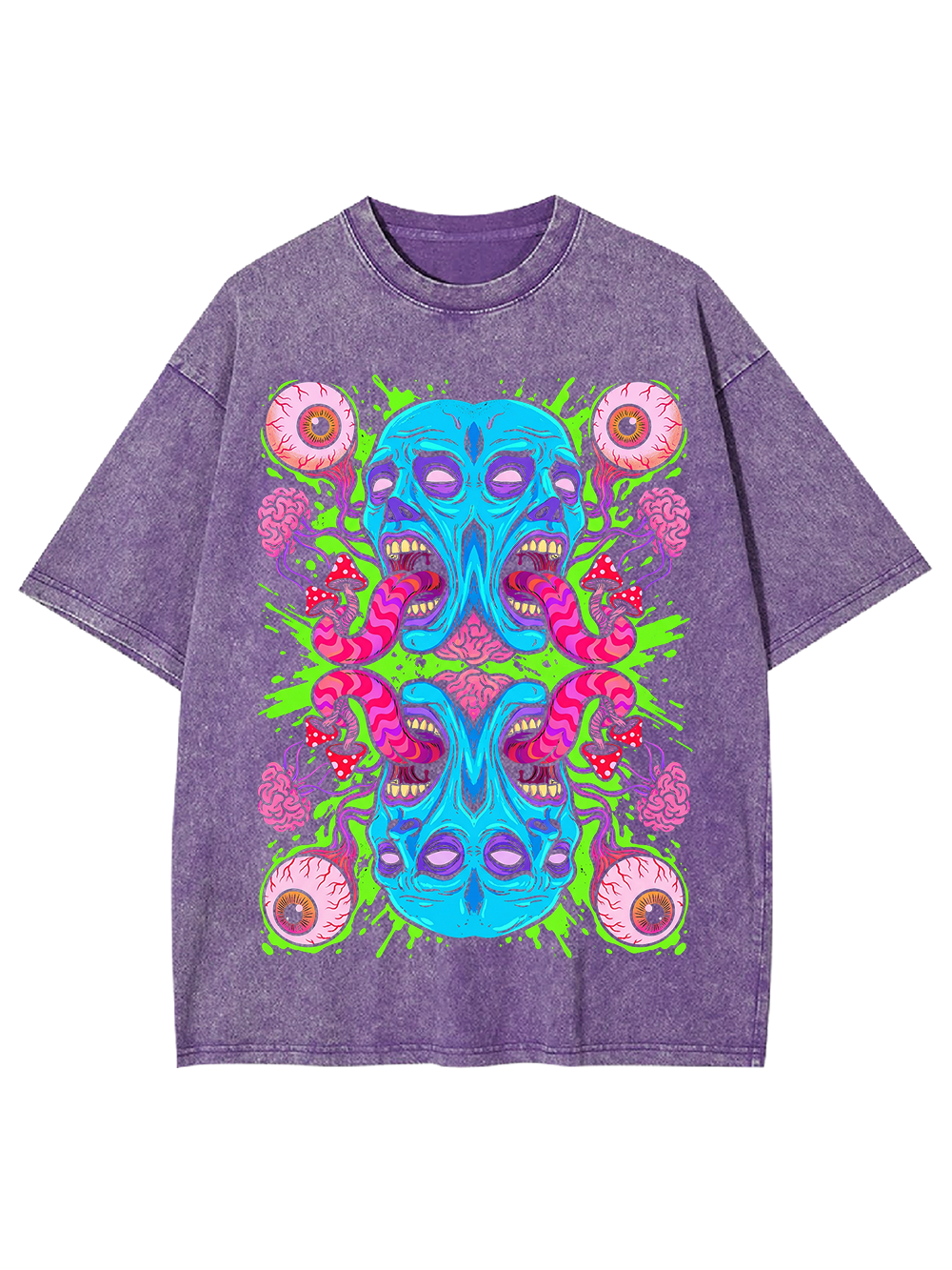Symmetric Scream Washed Tshirt
