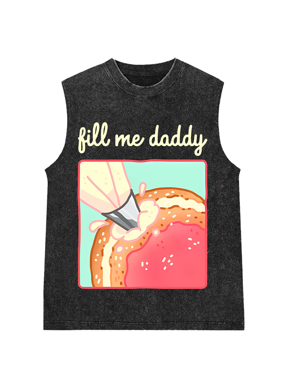 Fill Me Daddy Washed Tank Top