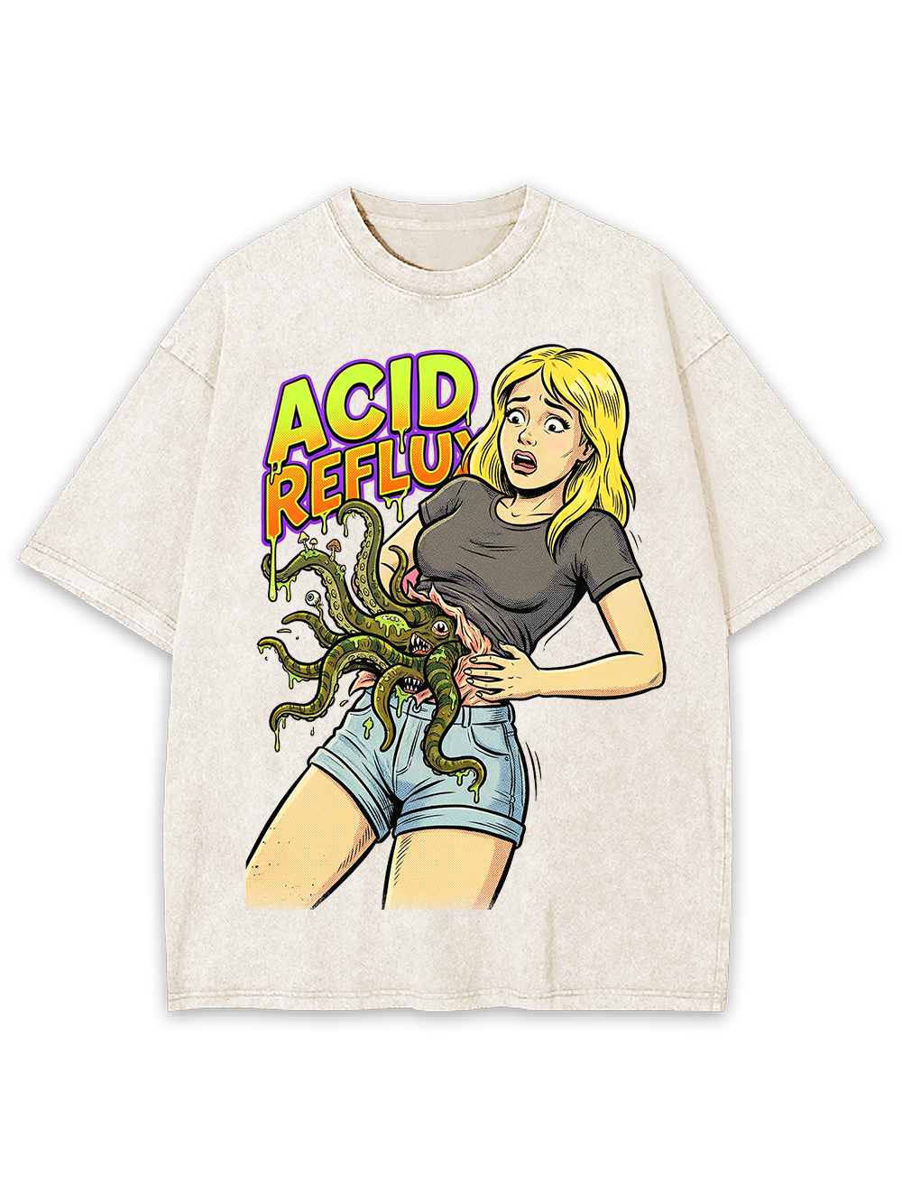 ACID REFLUX Washed Tshirt
