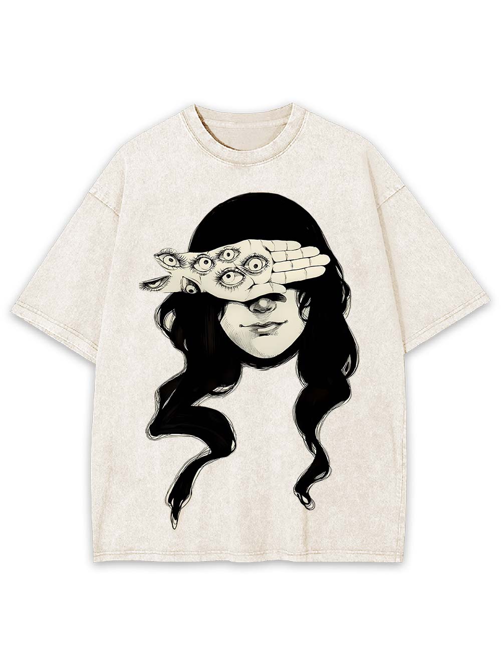 Eyes On Hand Washed Tshirt