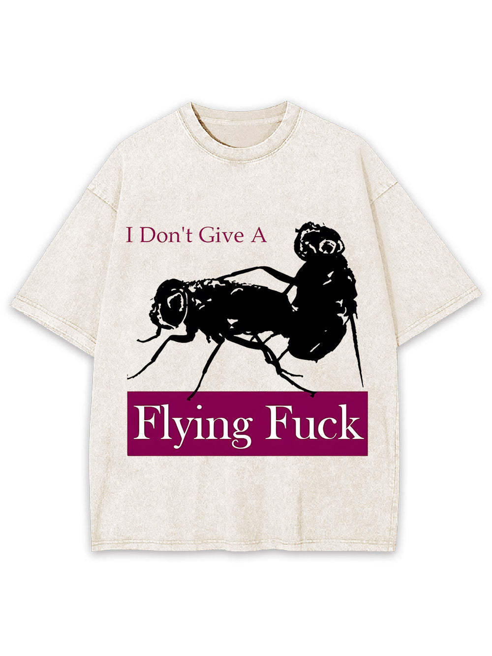 I Don't Give A Flying F*Ck Washed Tshirt