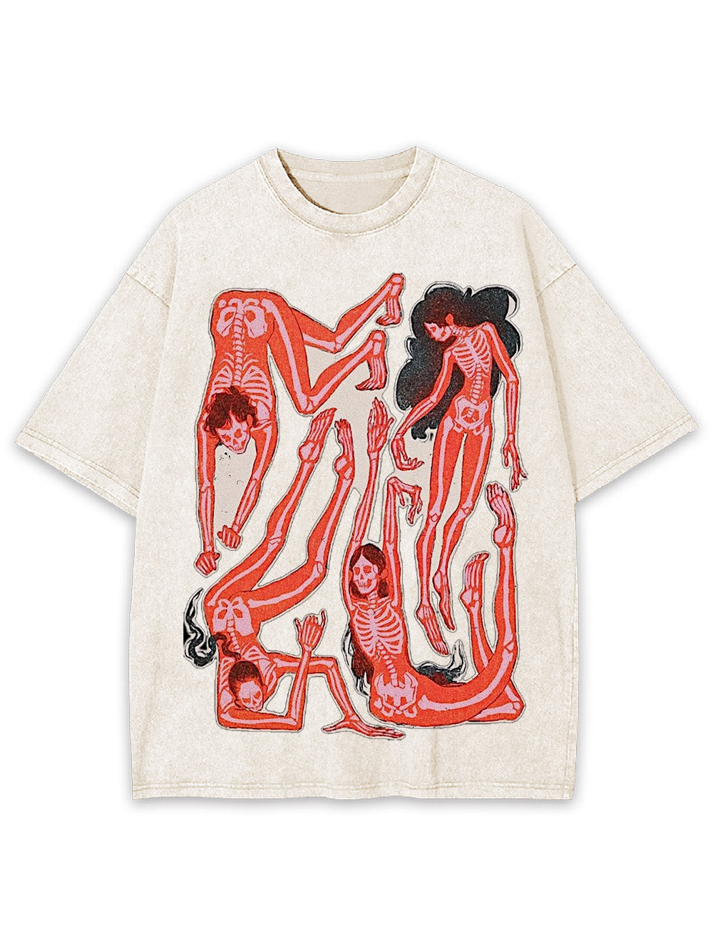 Dance Of The Skeletons Washed Tshirt