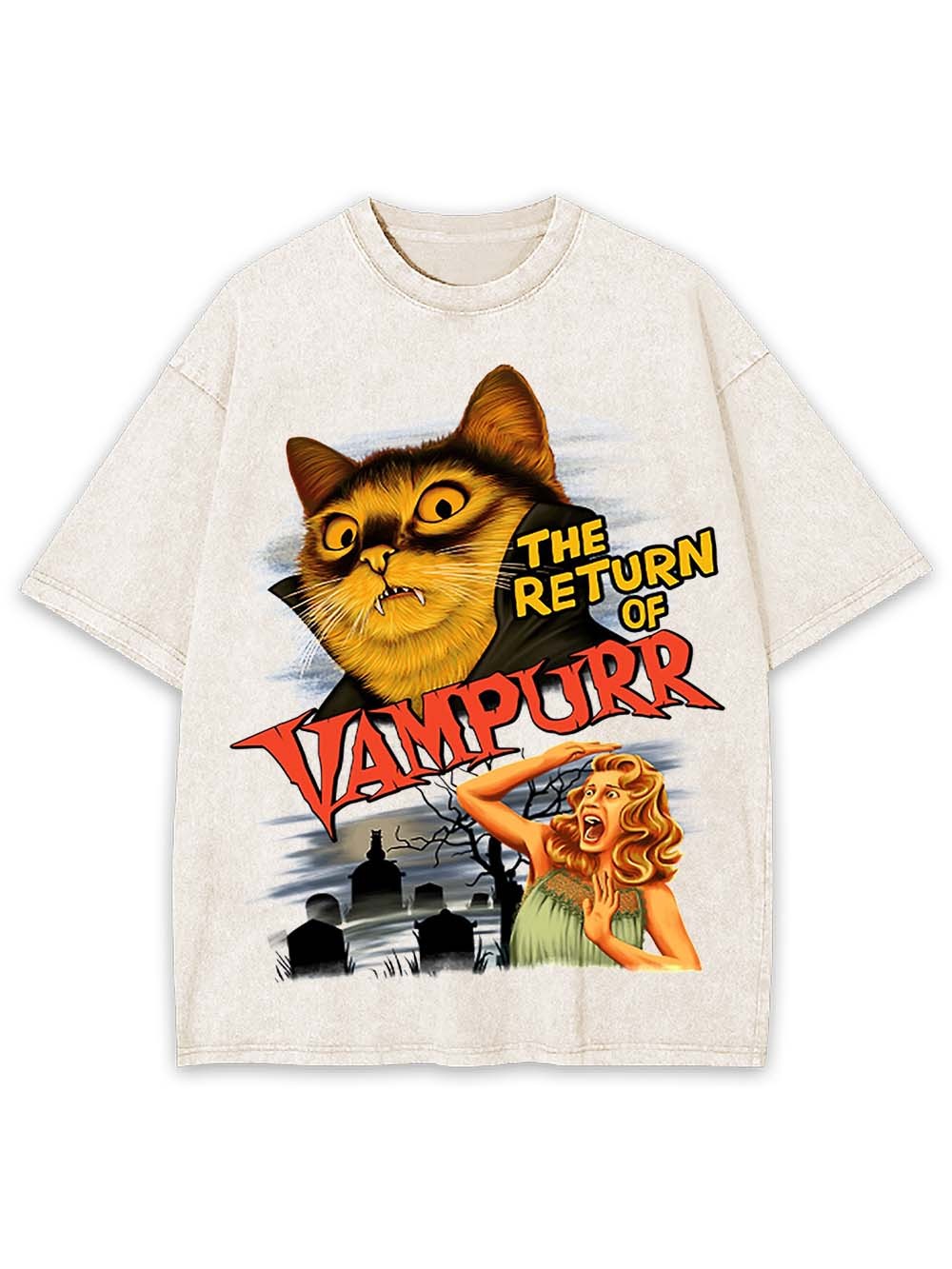 The Return Of Vampurr Washed Tshirt