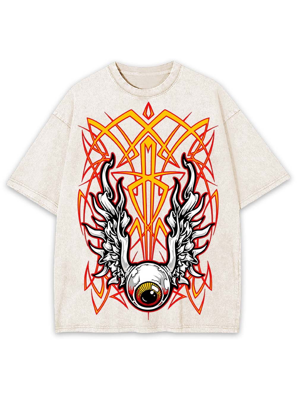 Winged Eye Emblem Washed Tshirt