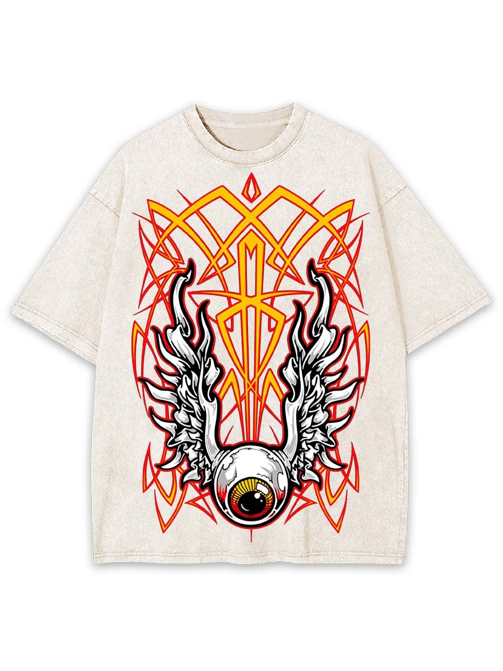 Winged Eye Emblem Washed Tshirt