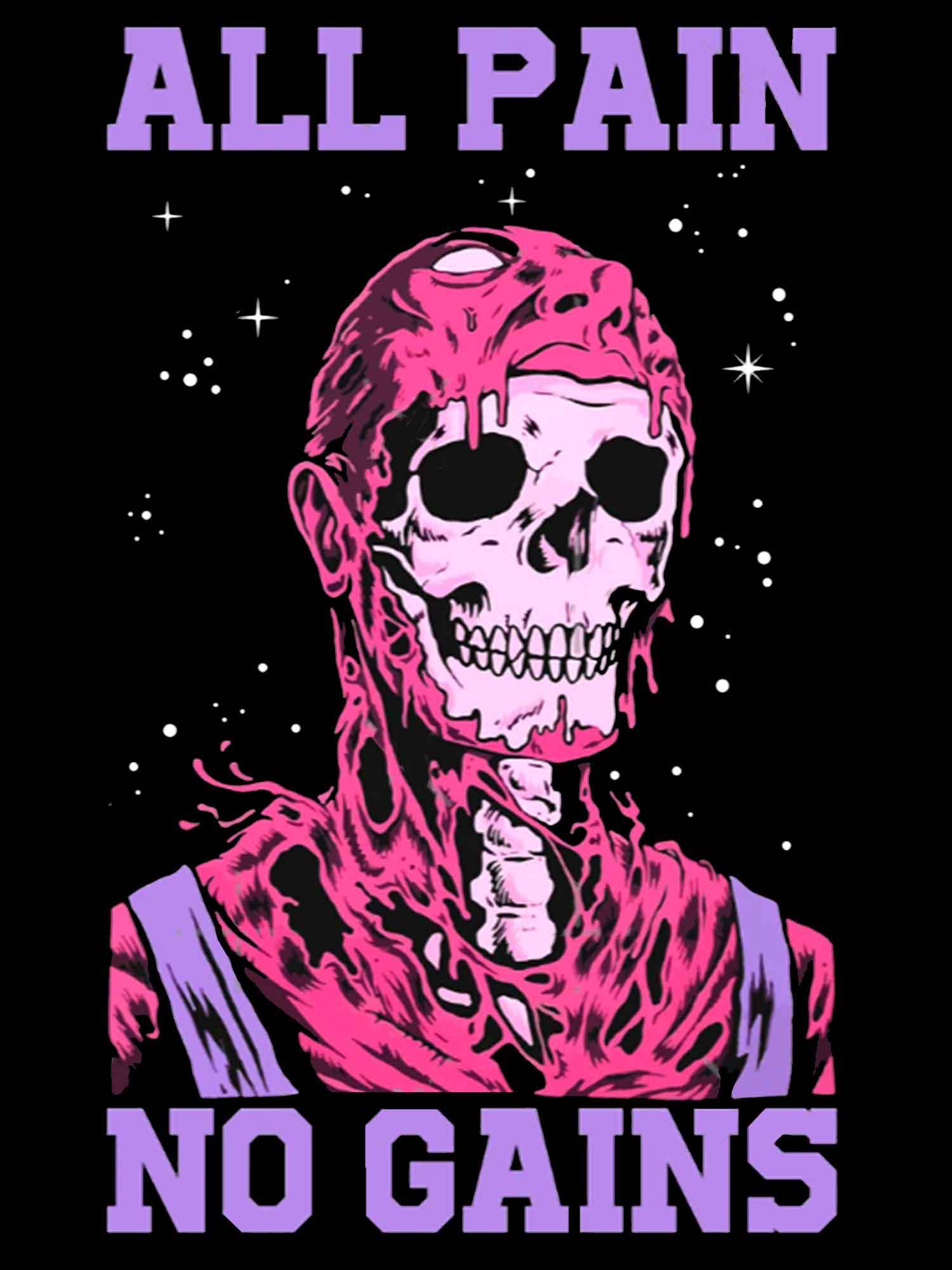 All Pain No Gains Washed Tshirt