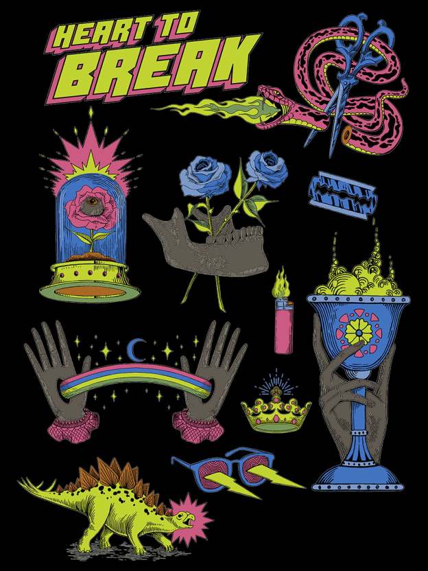 Heart To Break Washed Tshirt
