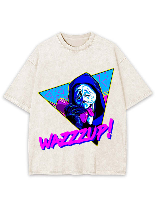 Wazzzup Washed Tshirt