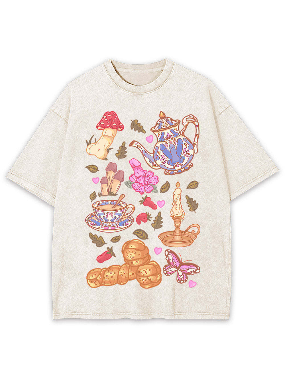 Delicious Afternoon Tea Washed Tshirt