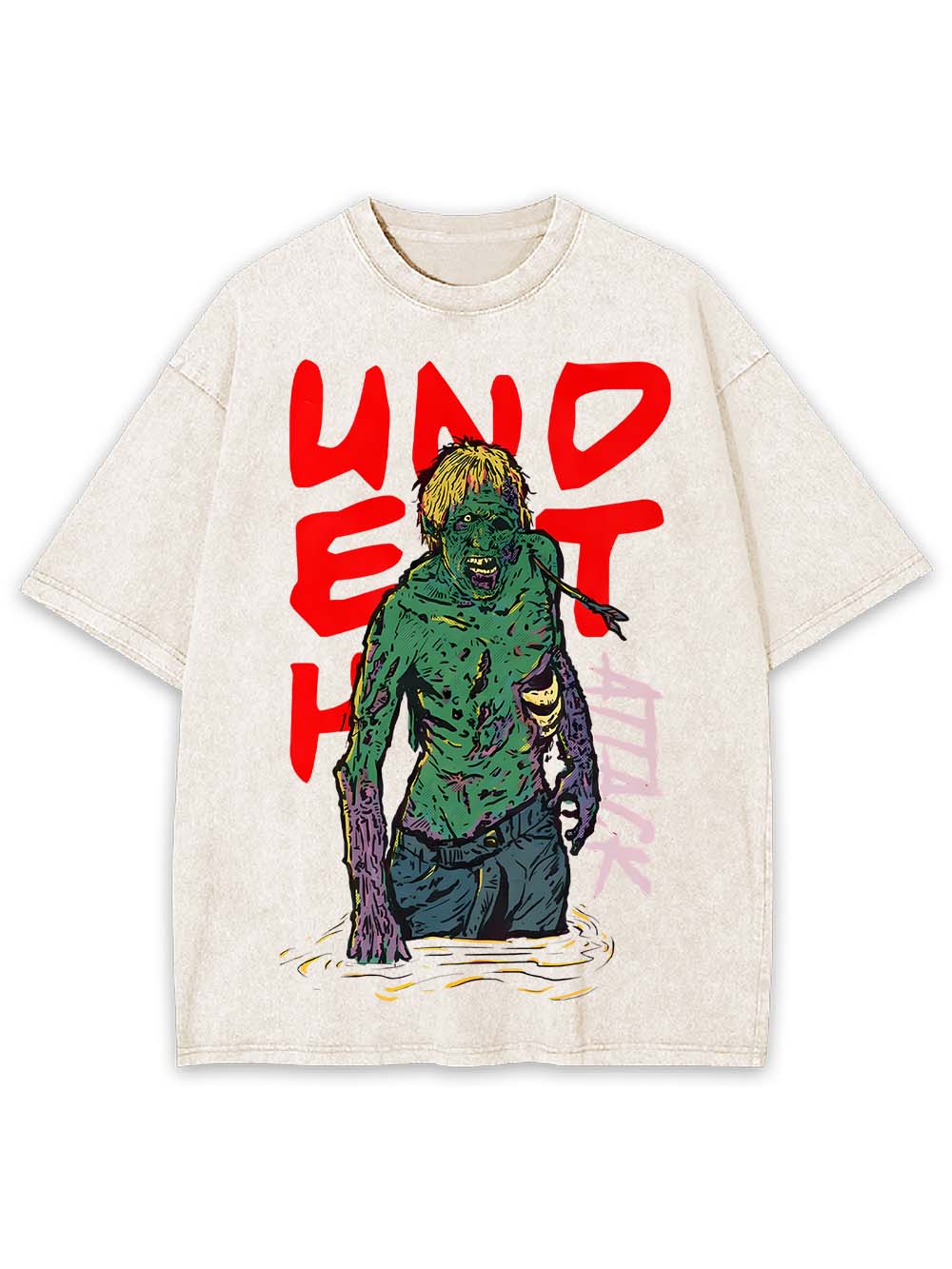 Under Attack Washed Tshirt