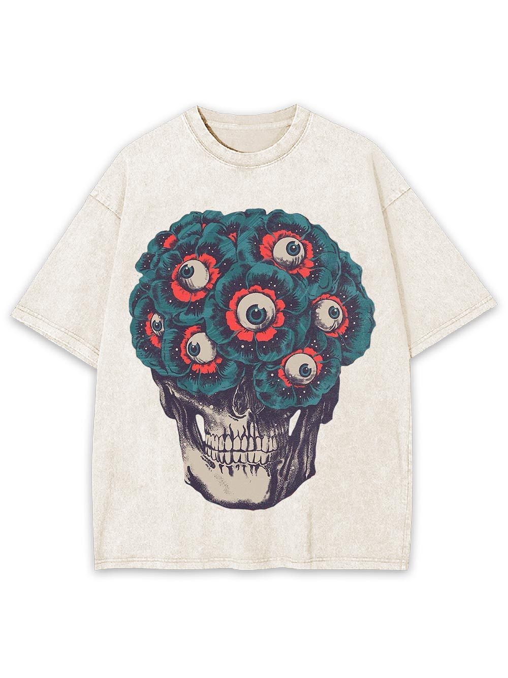 Blooming Gaze Washed Tshirt